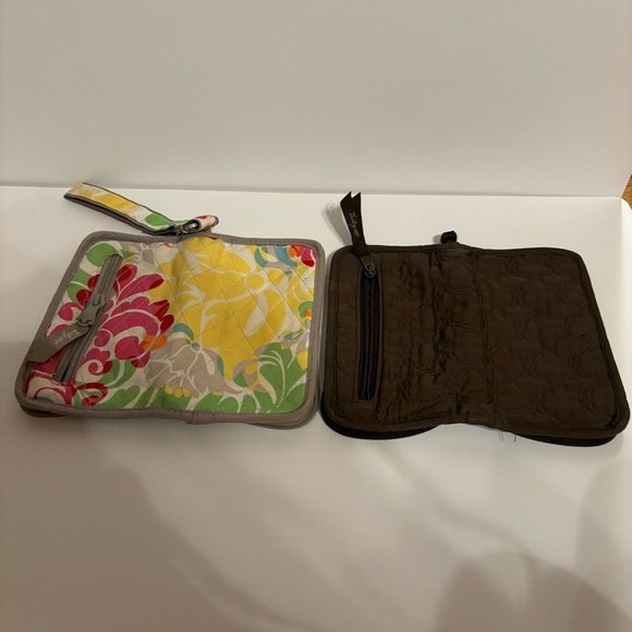 Thirty-One 31 Bundle of 2 - Floral and Brown Wallet - Picture 9 of 10